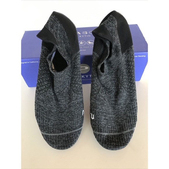 Womens Parasole Fly Kytin 2.0 Yoga Slipper Sock Size 10 Black Anthracite - Picture 3 of 5